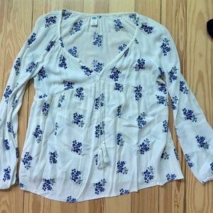 Old Navy Tassel Blouse